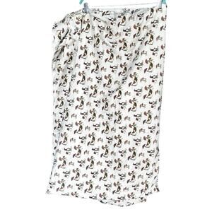 Cynthia Rowley gnomes mushrooms twin flat sheet